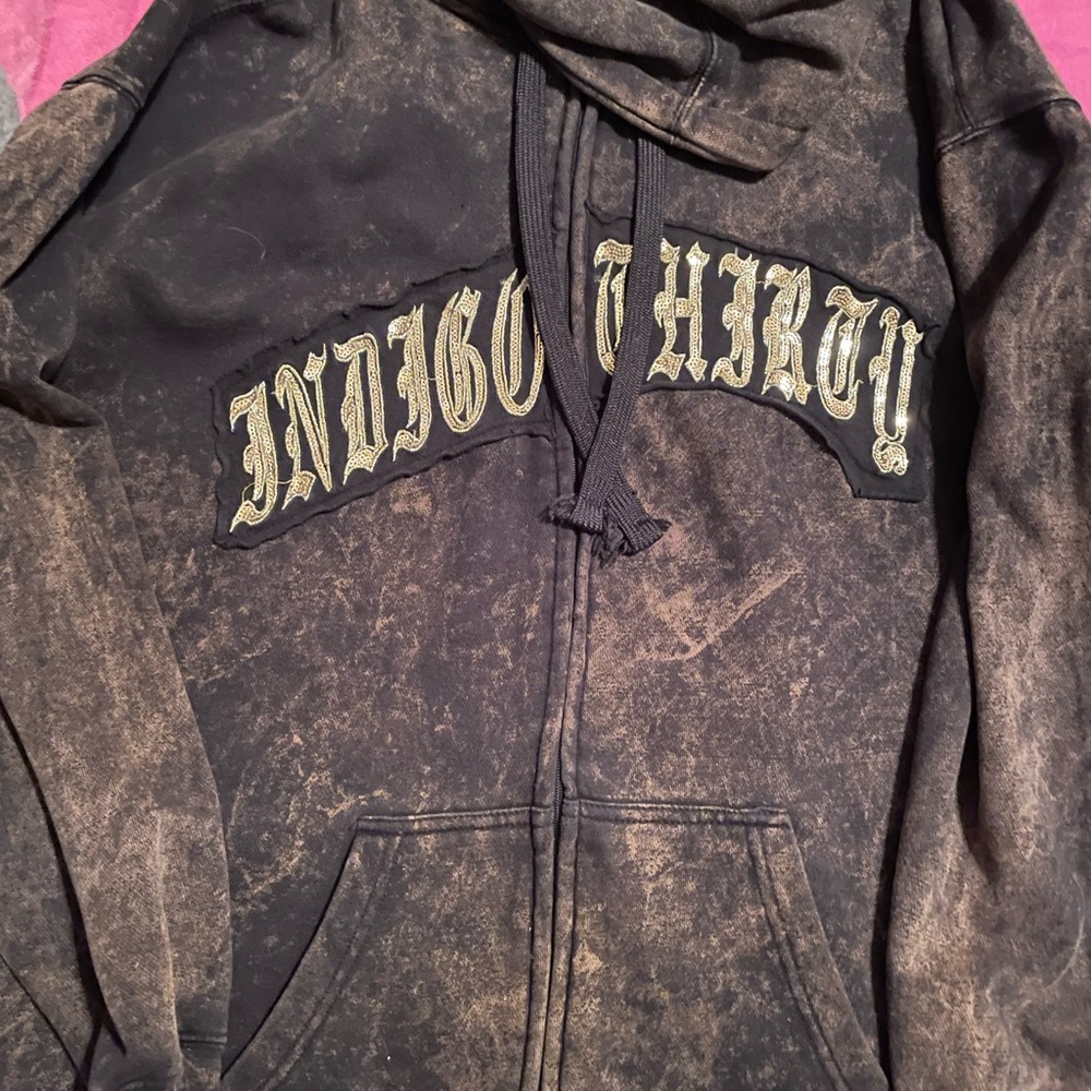 Indigo thirty Hoodie y2k